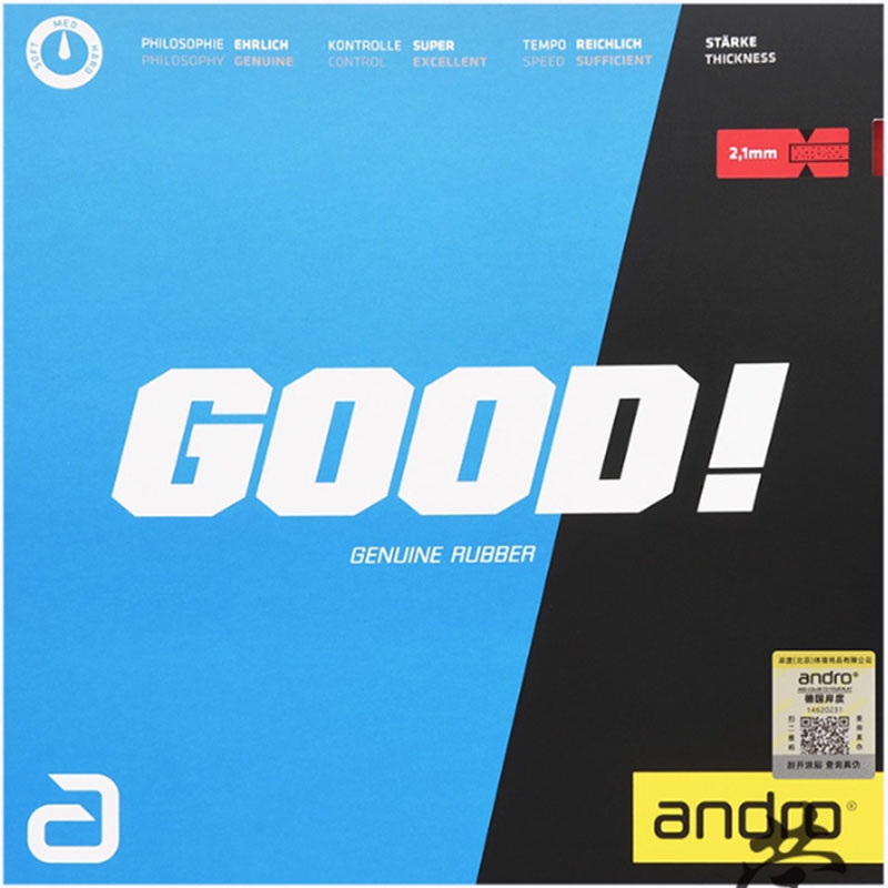 Table Tennis Bat - Резина для настольного тенниса Andro GOOD,
