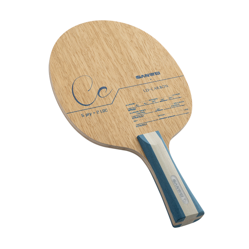 SANWEI CC CARBON ракетка для н – обзор и цена Table Tennis Custom Bat
