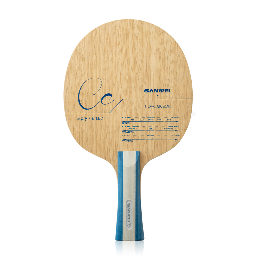 SANWEI CC CARBON ракетка для н – обзор и цена Table Tennis Custom Bat