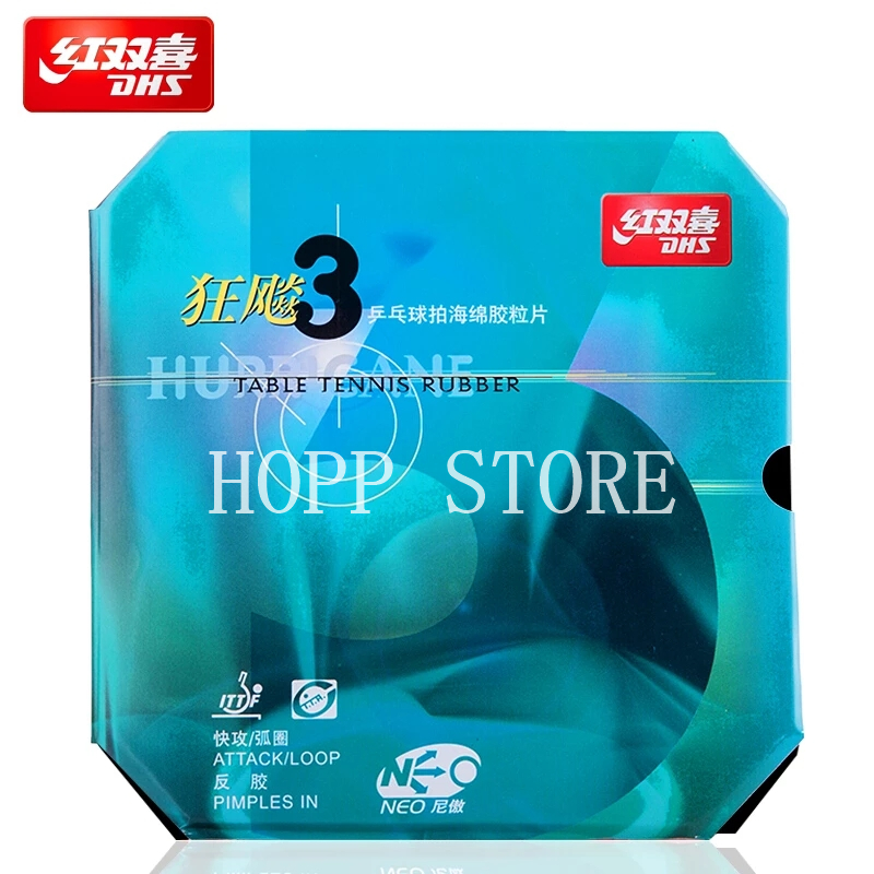 Губка DHS Hurricane 3 neo для  – обзор и цена Table Tennis Forehand Rubber
