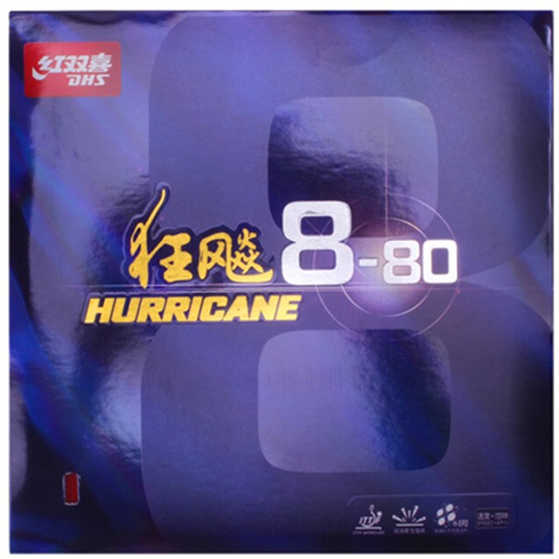 DHS Original Hurricane8-80 Hur – обзор и цена Table Tennis Forehand Rubber
